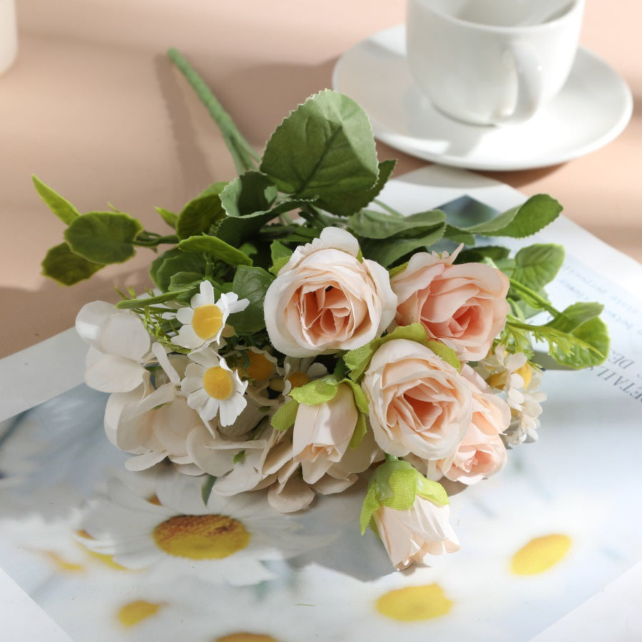 Artificial Rose Tea Bud Decorative Flower for Wedding & Home