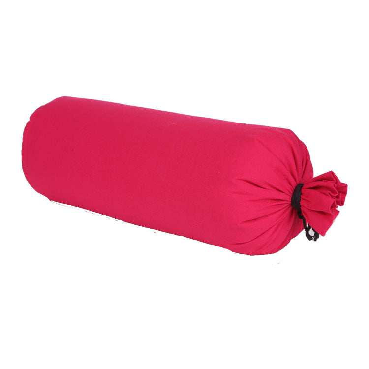 Pregnant Women's Cylindrical Yoga & Waist Support Pillow - Buckwheat Filled