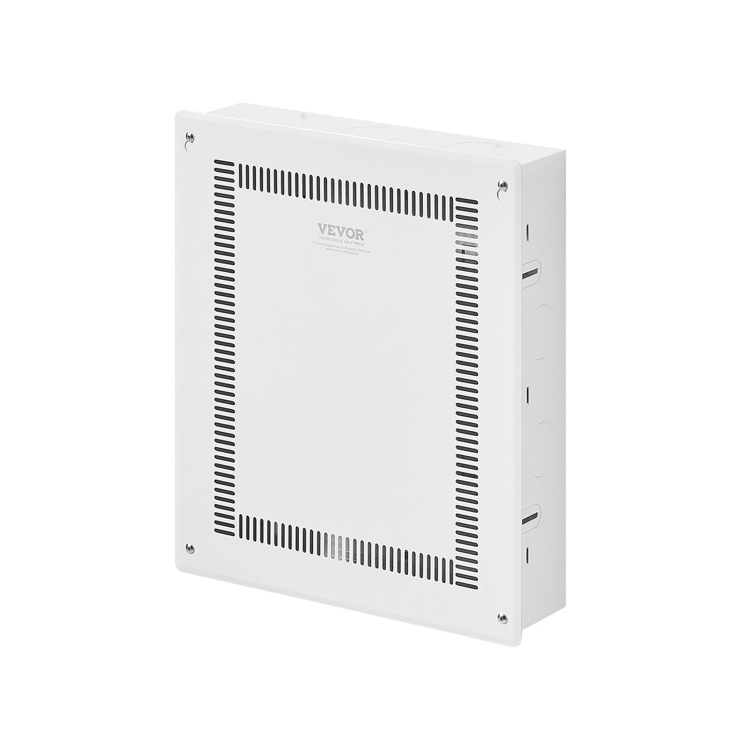 17-Inch Recessed Wall Media Enclosure for TV Components - White