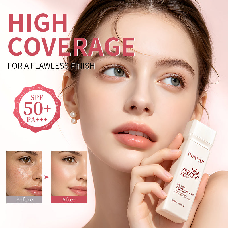 Soft Mist Sunscreen Liquid Foundation SPF50+ PA+++, 50ml