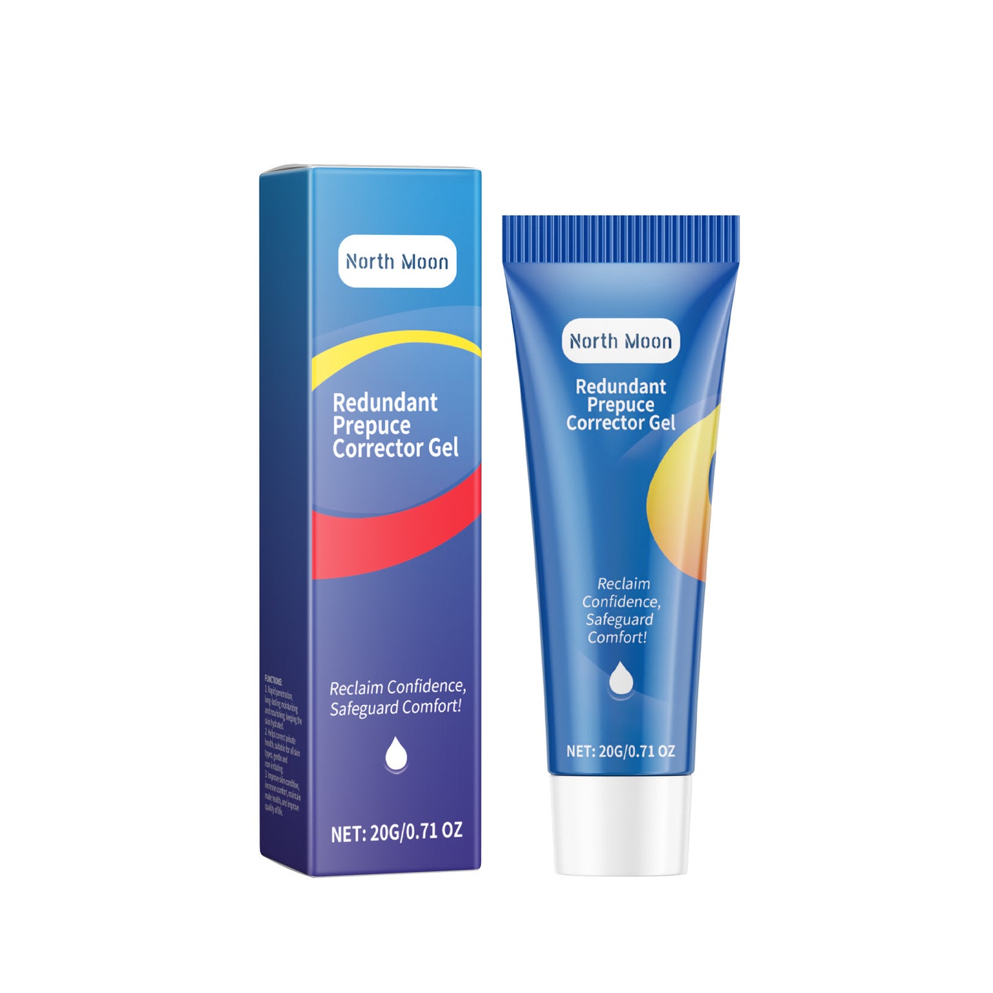 Men's Herbal Moisturizing Care Gel - Gentle Soothing Hydration, 20g