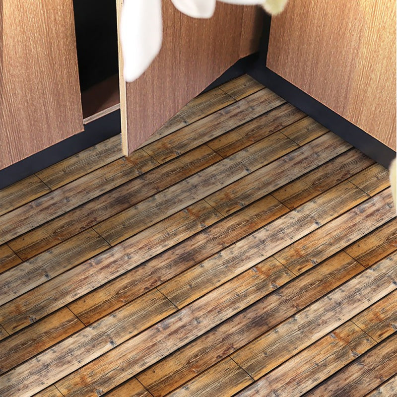 Wood Grain Waterproof Self-Adhesive Floor Stickers - 40pcs