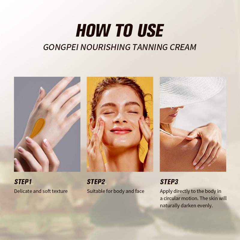 Facial Tanning Cream 60g for Skin Care - Sunless Tanning Solution
