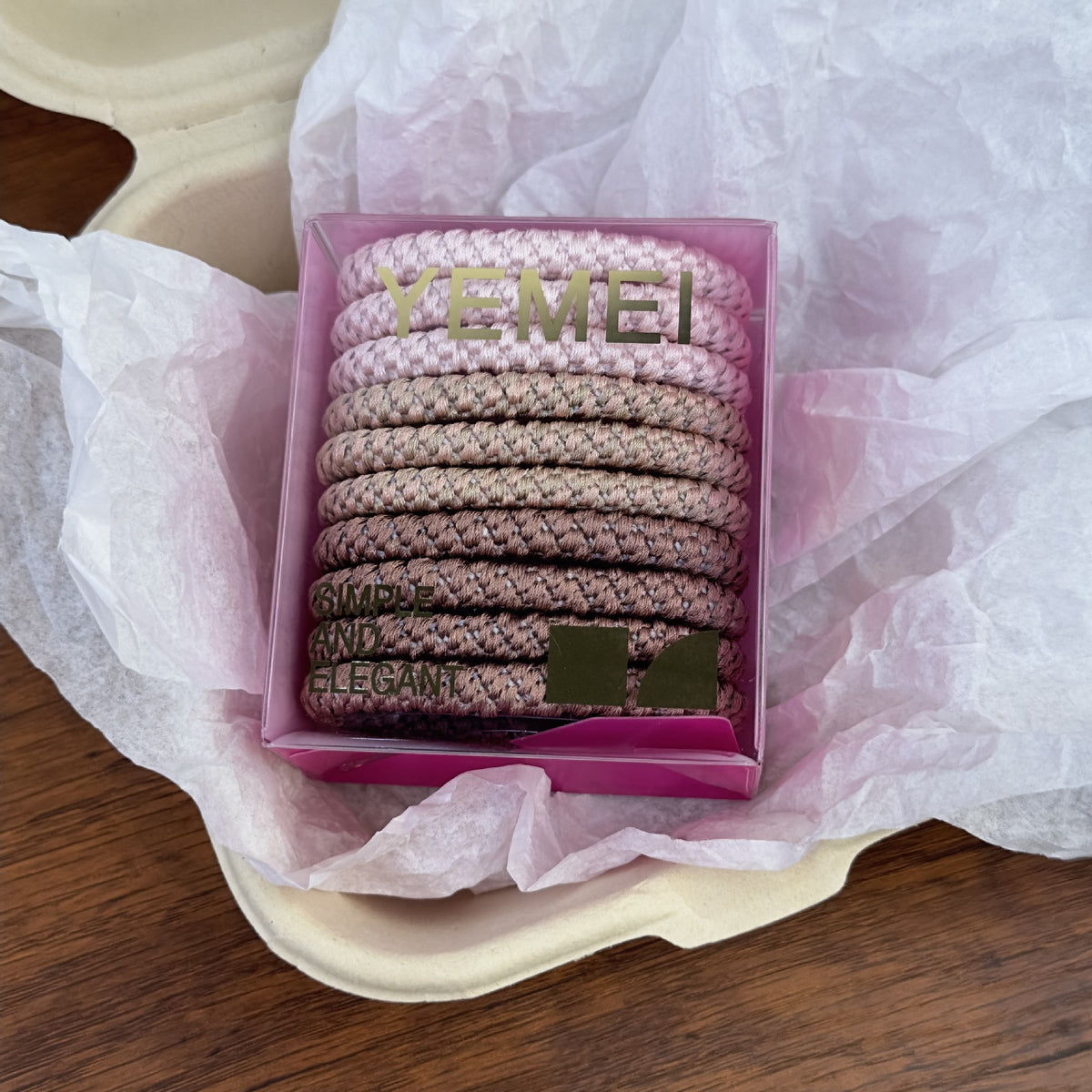 Elastic Woven Hair Bands - Set of 10 Pieces