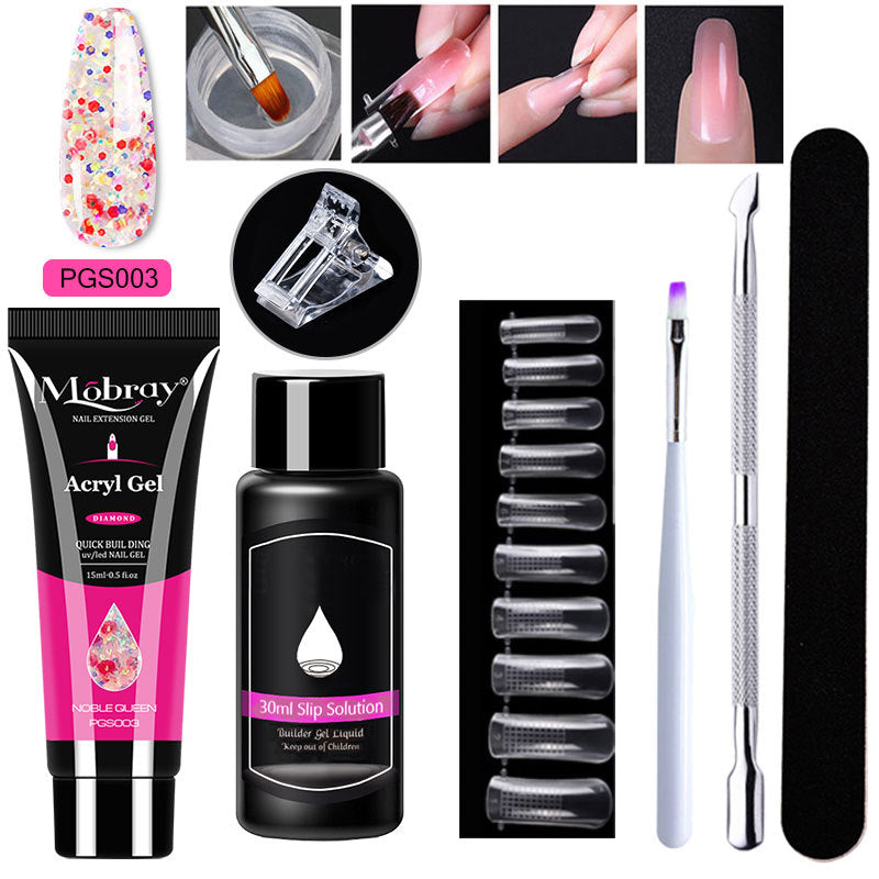Nail Art Resin Extender Kit - 12 Colors