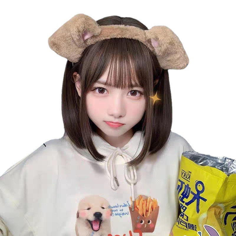 Dog Ear Headband Performance Costume Handmade Cartoon Hair Accessory