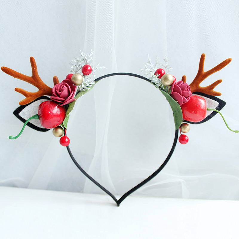 Christmas Antler Headband Hair Accessory