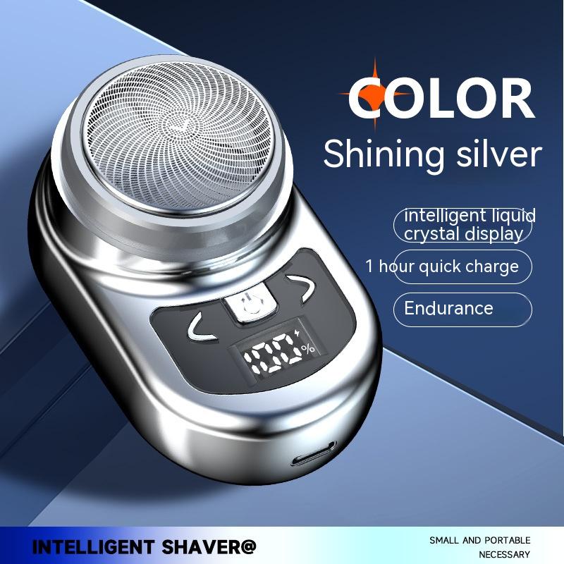 Portable Electric Shaver with USB Charging & Digital Display