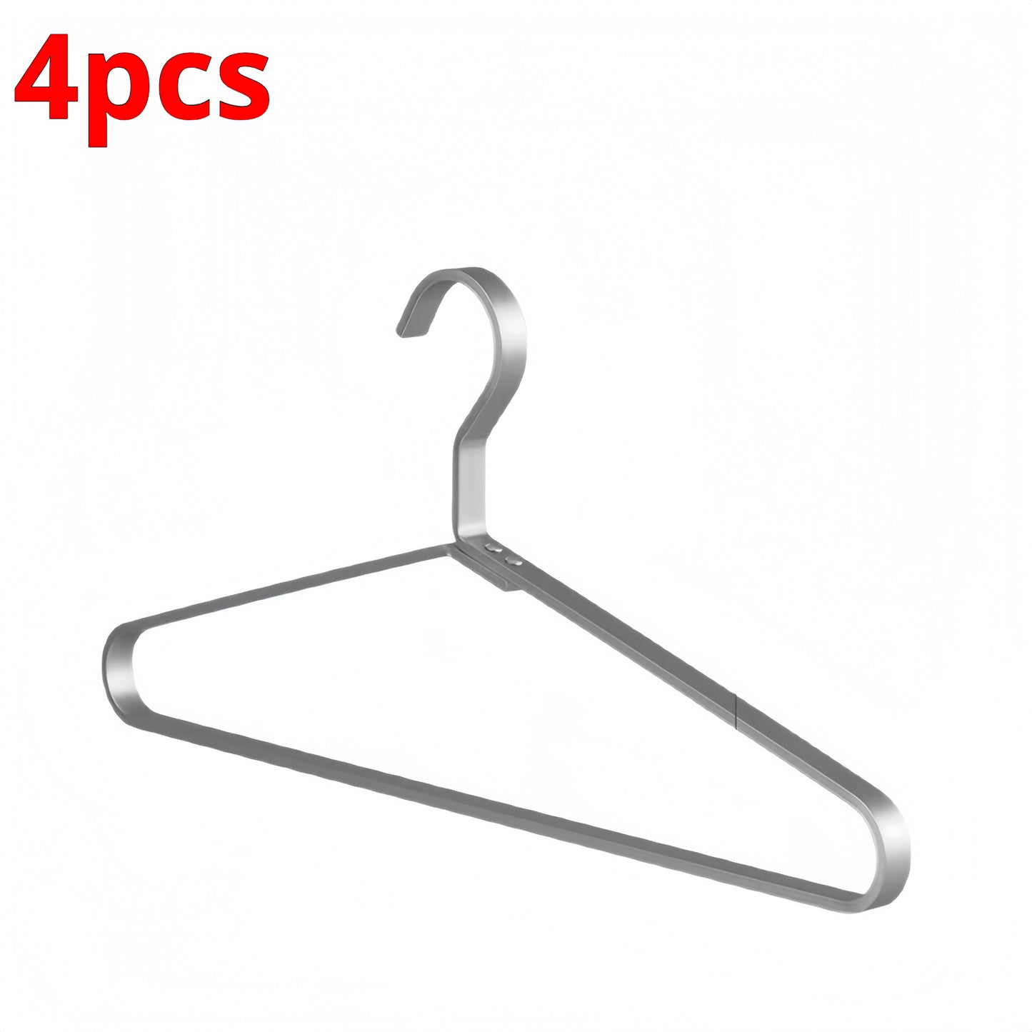 Stainless Steel Clothing Hanger Set - Home Wardrobe Storage, Durable & Elegant