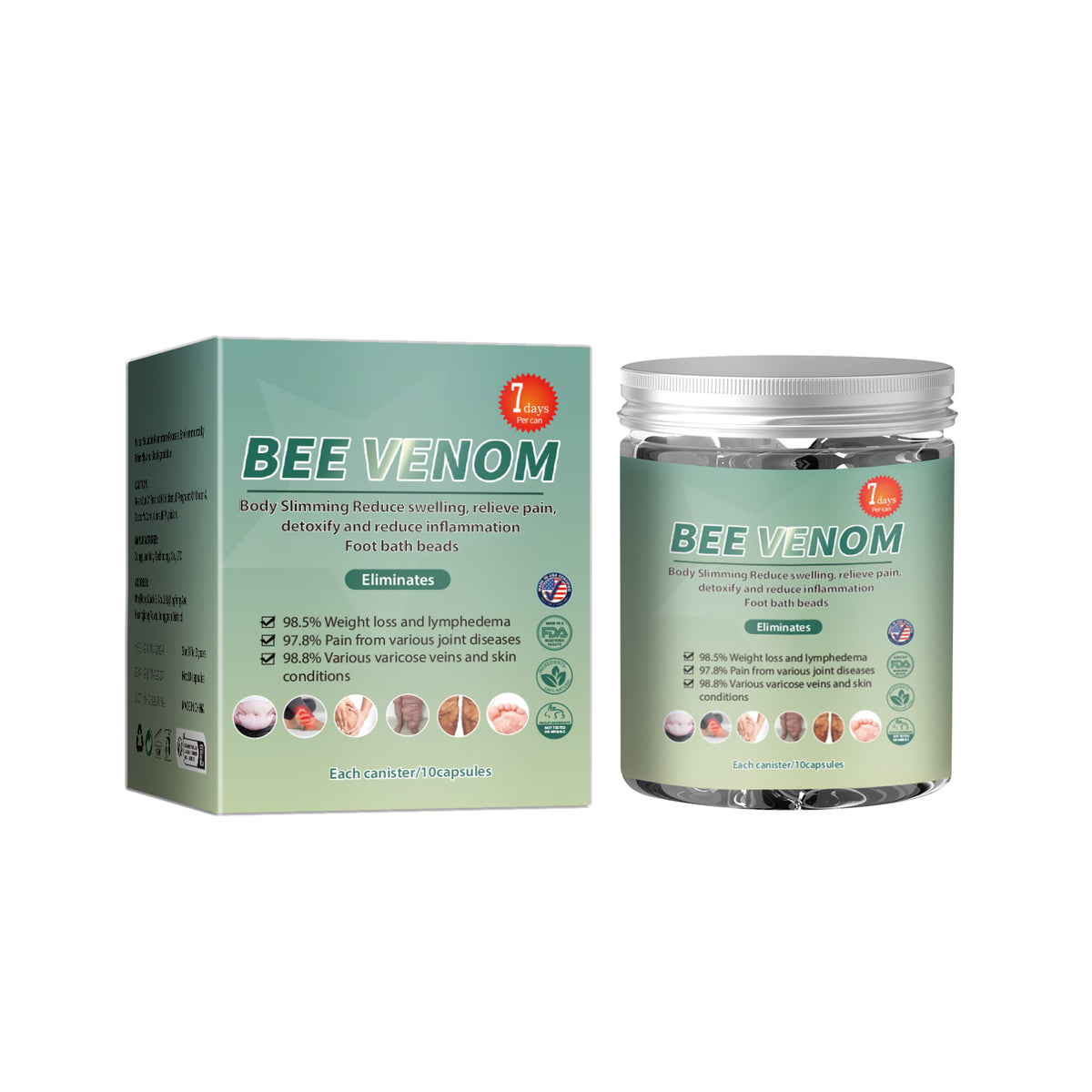 Repair Reduce Swelling Relieve Joint Foot Bath Condensate Beads