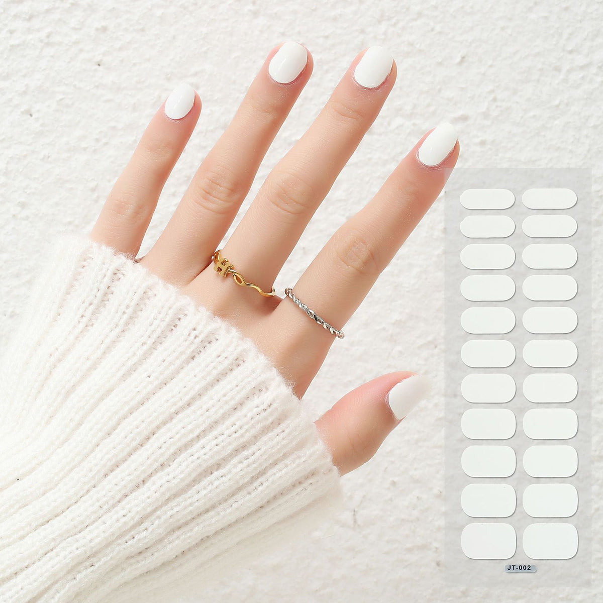 Semi-Curing Nail Art Stickers with Phototherapy Gel for Nail Art Kits