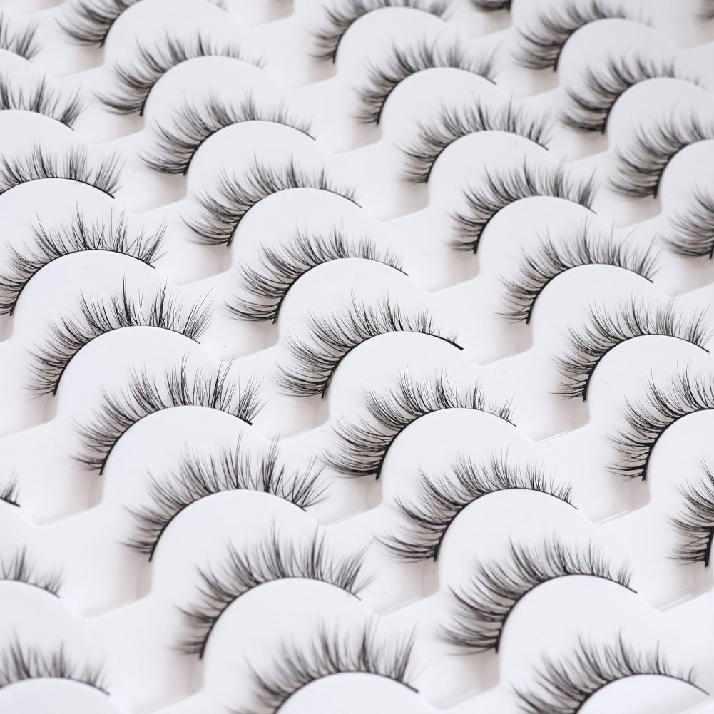 3D False Eyelashes - Multi-Layered Realistic Soft Lashes