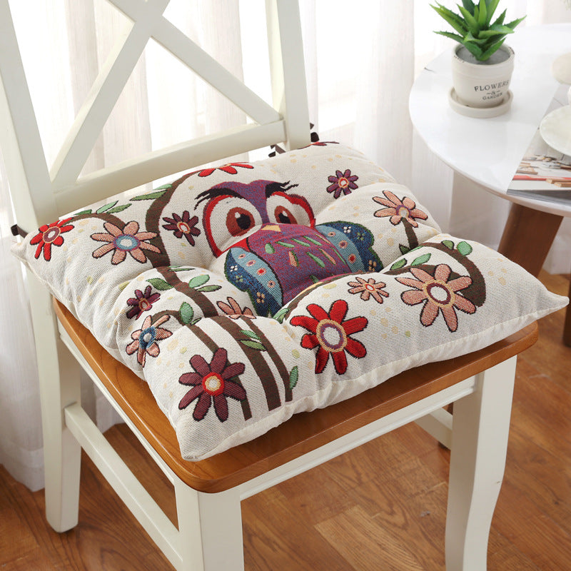 Thickened Non-Slip Chair Cushion for Dining & Kids Chairs - Solid Wood Stool Seat Pad