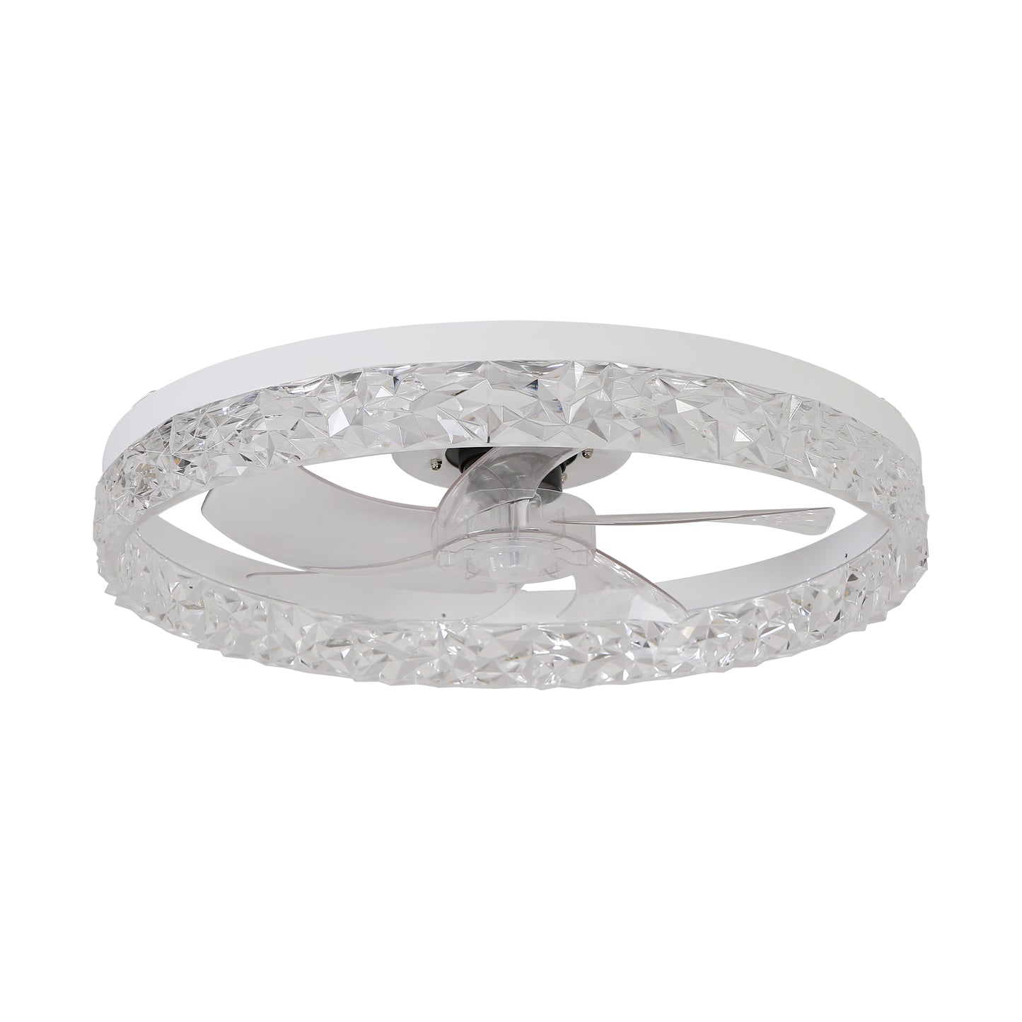 Dimmable LED Ceiling Fan Light with Remote Control - Modern Design
