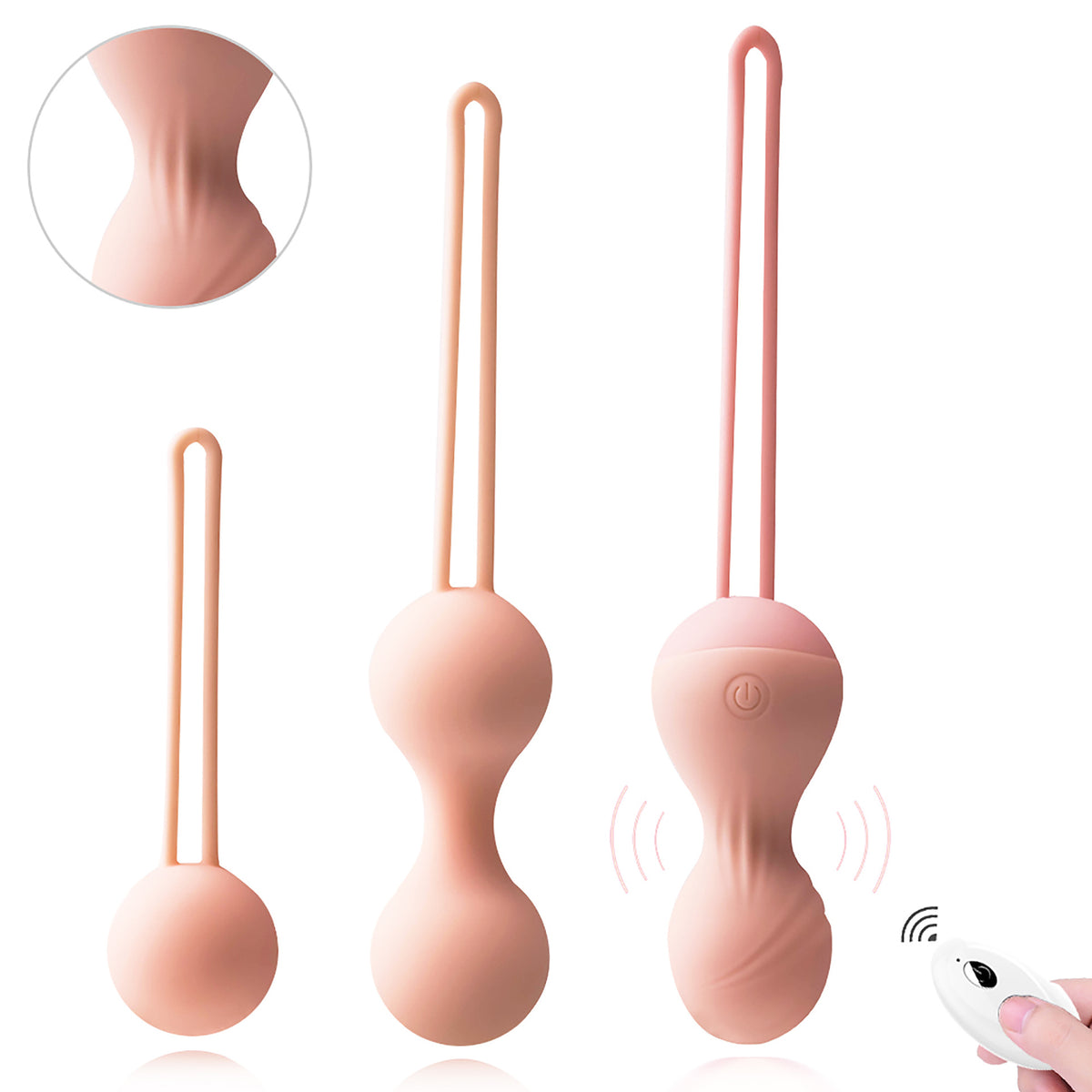 Female Vaginal Exercise Dumbbells Set for Pelvic Floor Muscle Strengthening