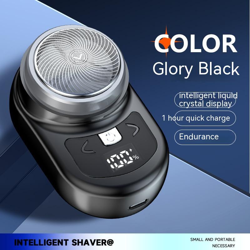 Portable Electric Shaver with USB Charging & Digital Display