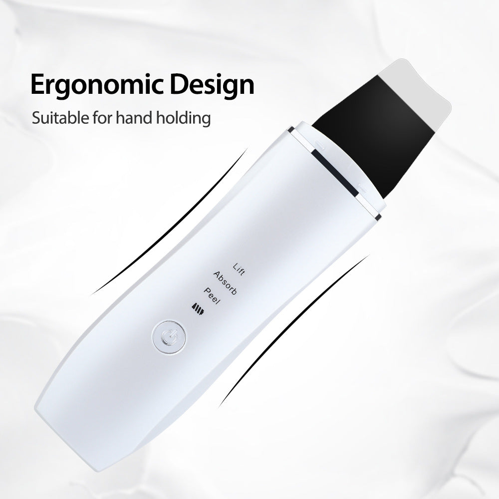 Ultrasonic Facial Skin Spatula Pore Cleansing Device
