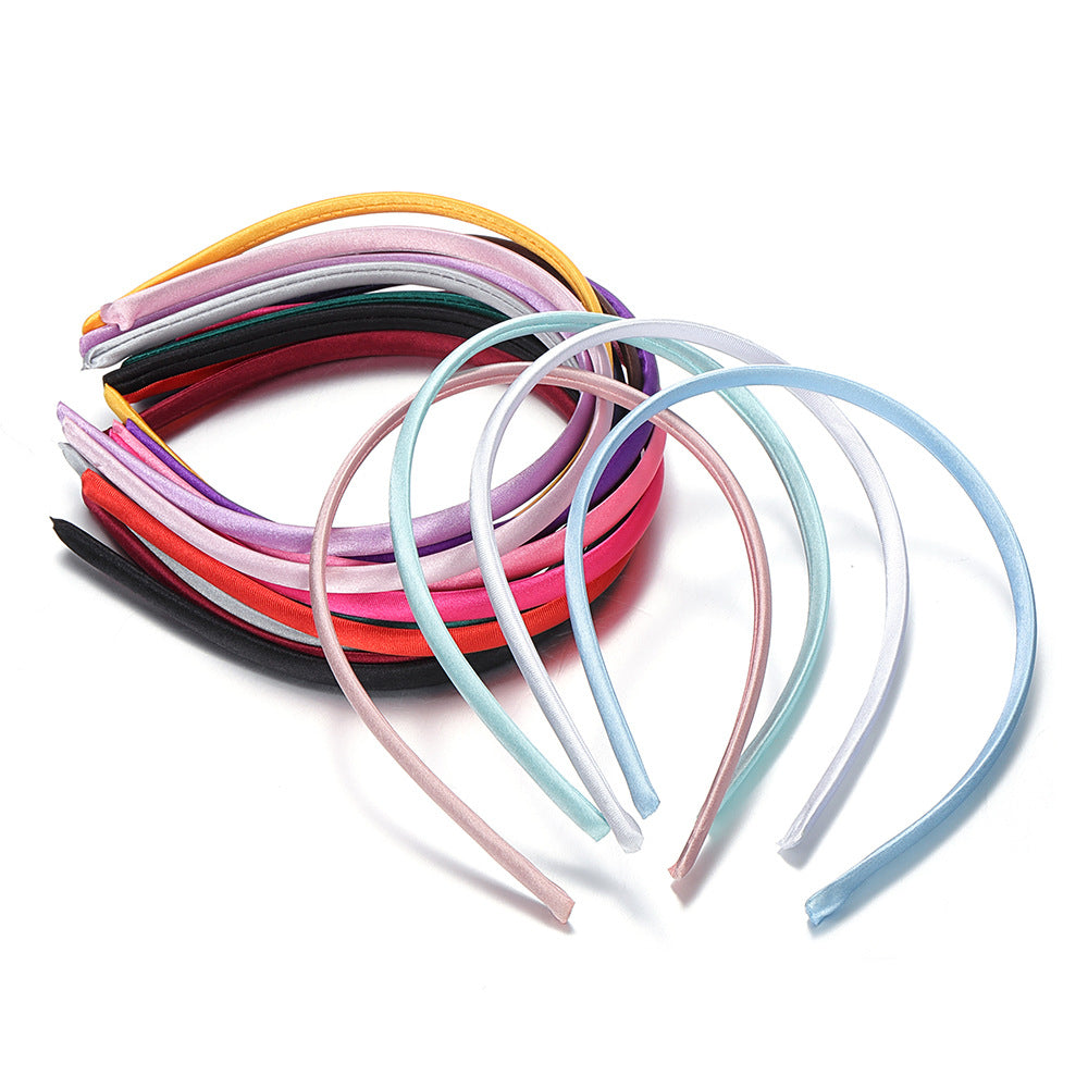 Color Headband DIY Cloth Ribbon Hair Accessories Set - 10 Pieces