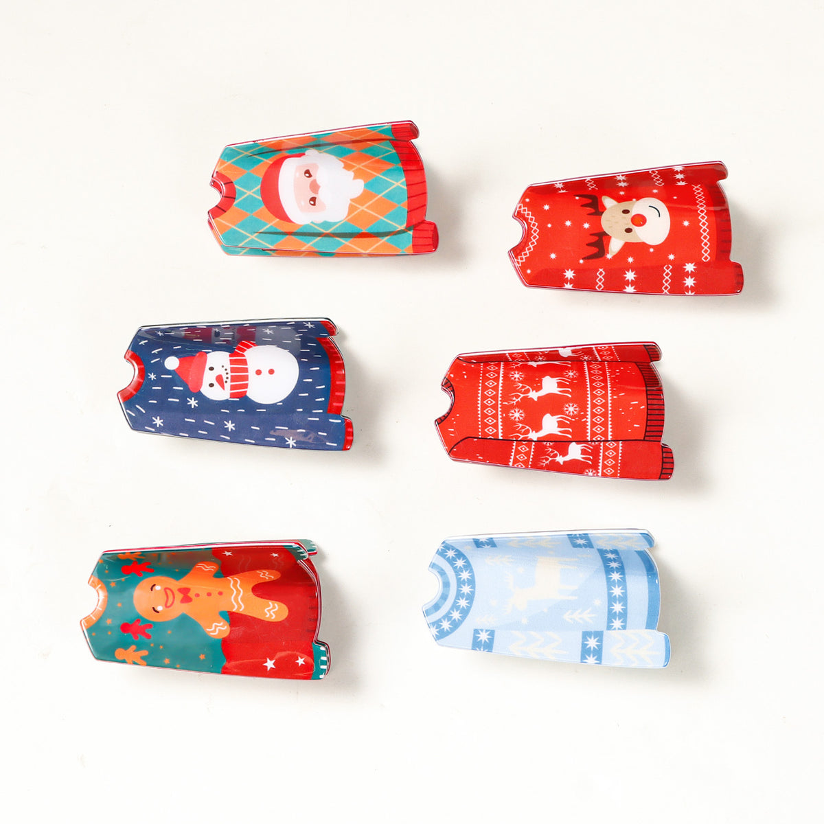 Christmas Hair Clip with Festive Designs