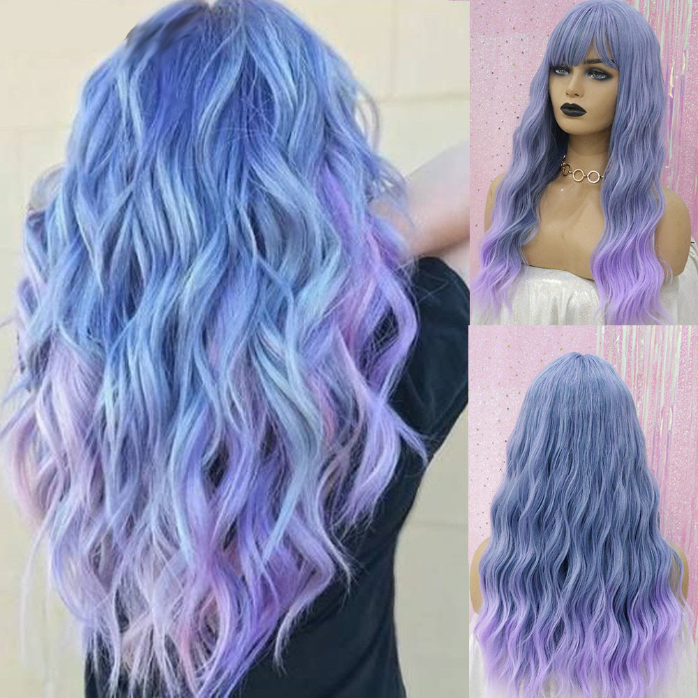 Long Curly Bangs Cosplay Wig - High Temperature Silk