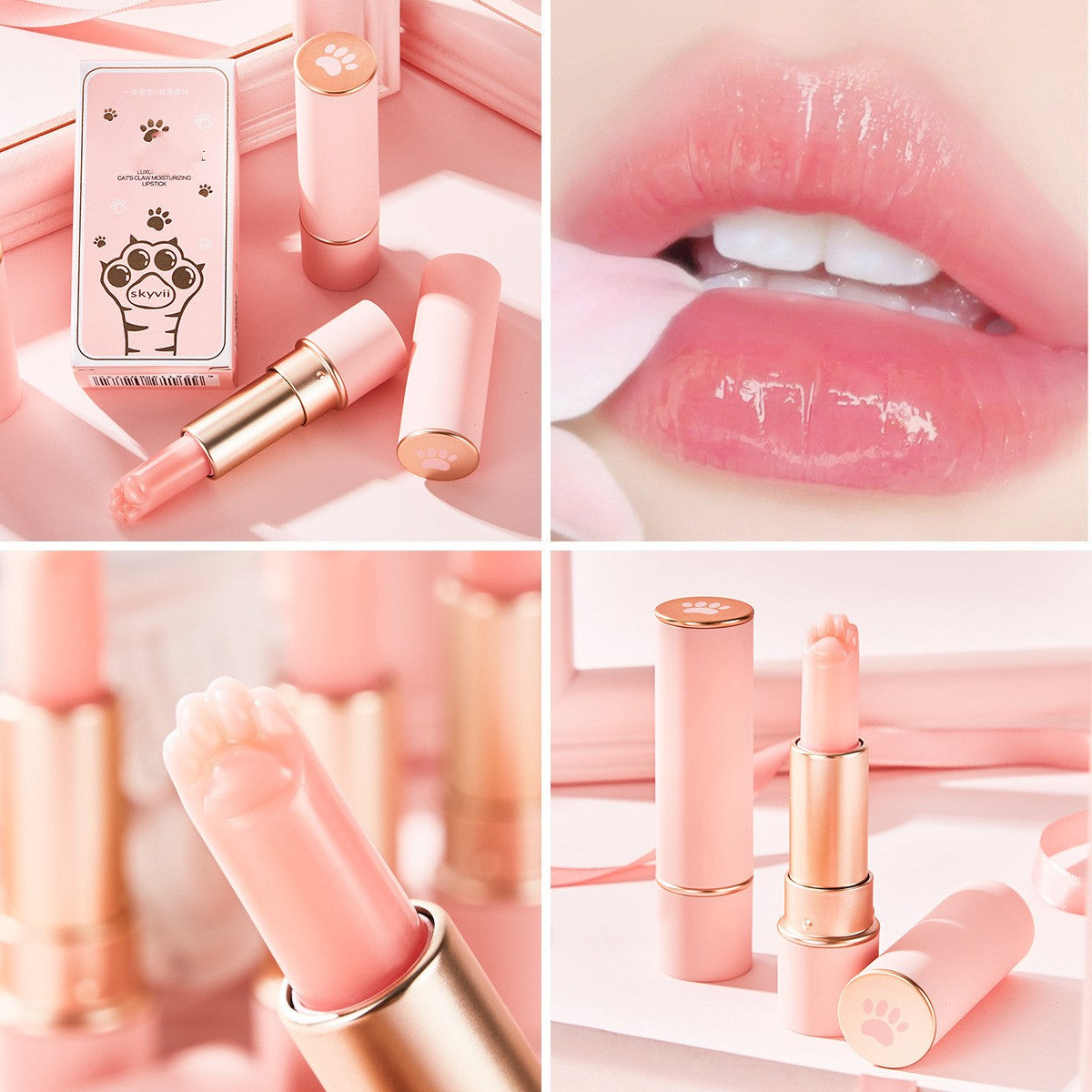 Moisturizing Lipstick with White Peach Scent - 30ml Hydrating Lip Care