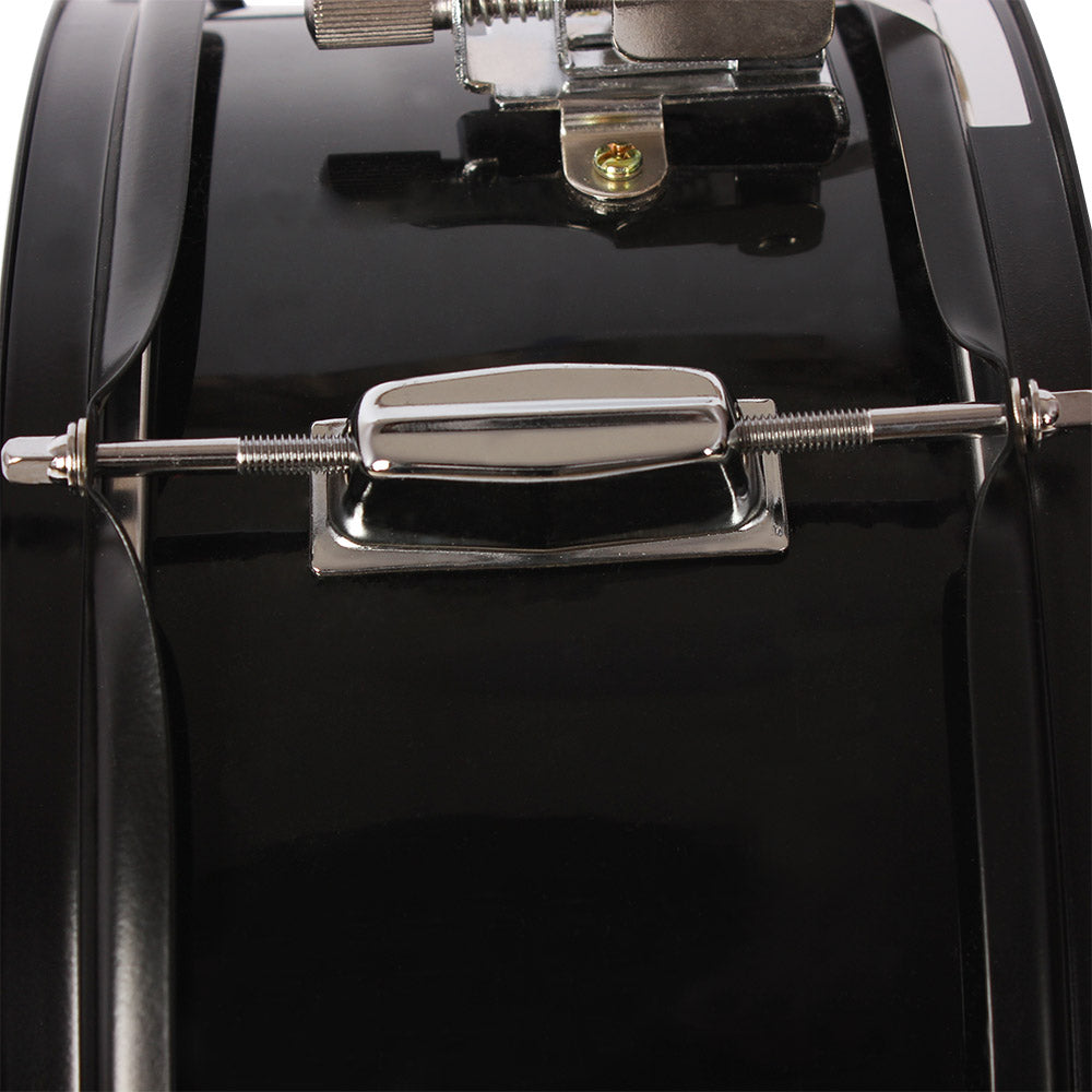 14 Inch Professional Marching Snare Drum Set - Black