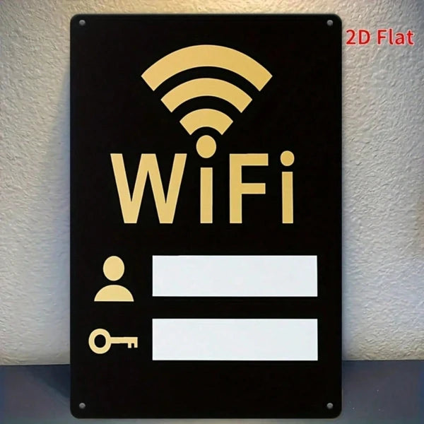 Metal Tin Sign Wall Decoration - 20 cm x 20 cm