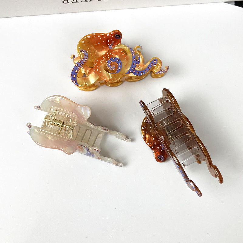 Octopus Hair Clip for Elegant Updo