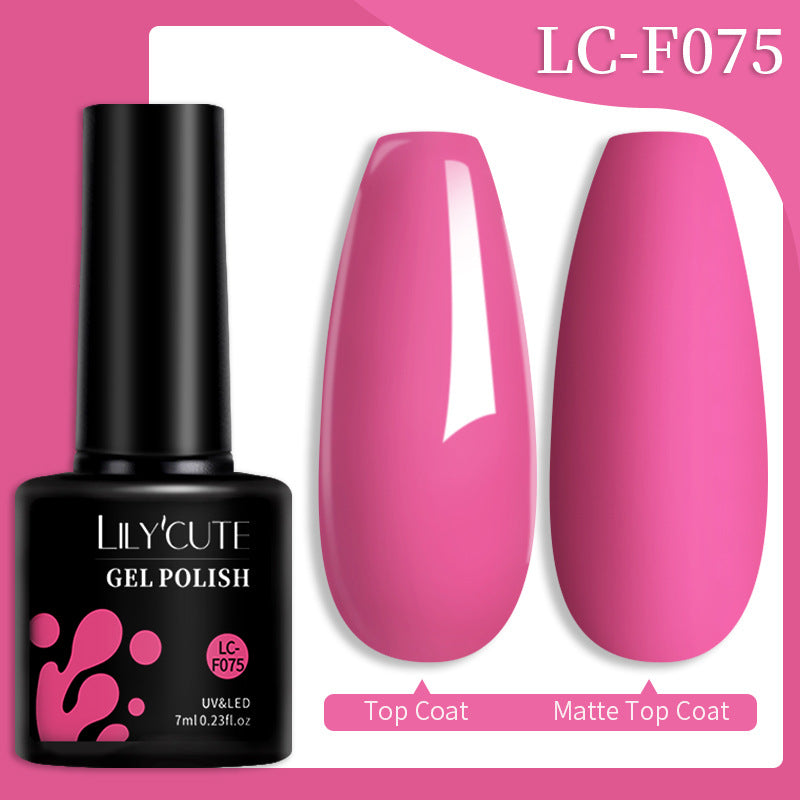 Colored Glitter Nail Glue Set for Nail Art - Waterproof & Non-Flushing
