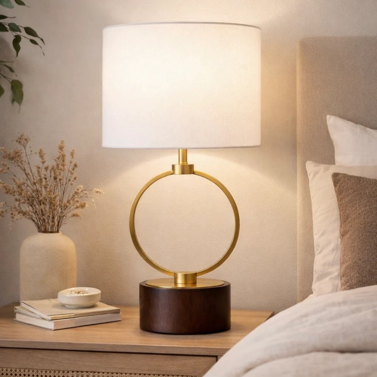 Bedroom Table Lamp Nordic Home Creative Romantic Warm Metal Study