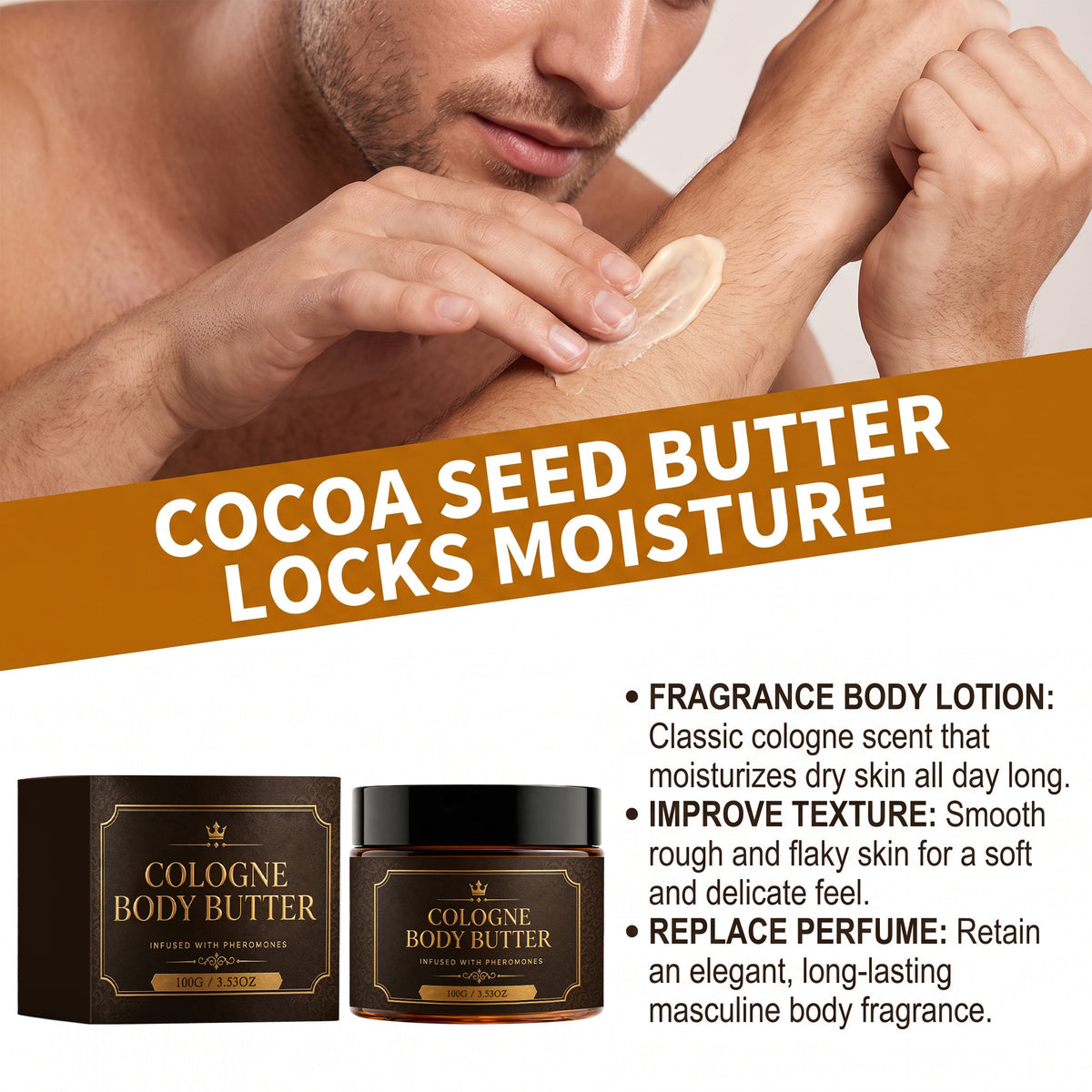 Moisturizing Body Lotion for Men – 100g