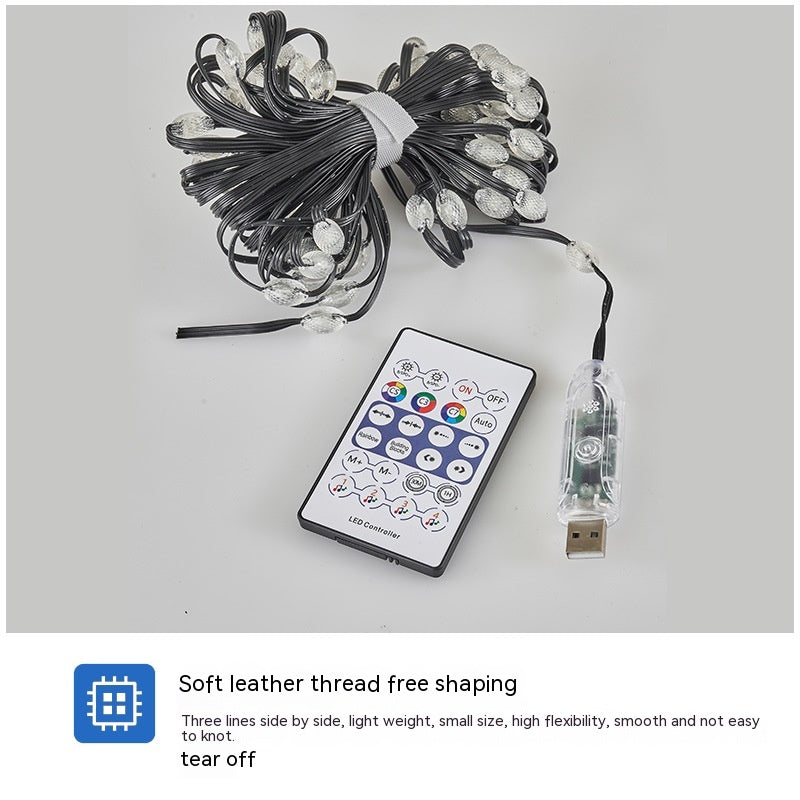 RGB Color LED Fairy String Lights 10M 50/66 Bulbs Remote & App Control