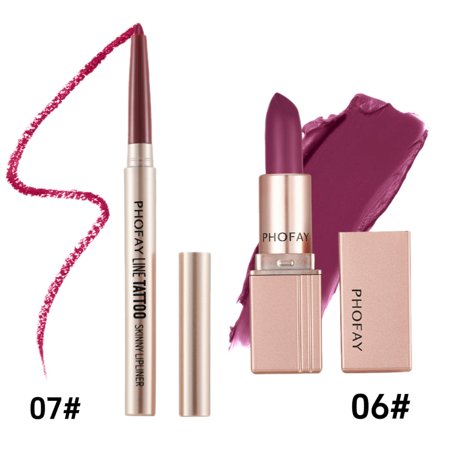 Matte Lipstick - Long-Lasting Waterproof Formula