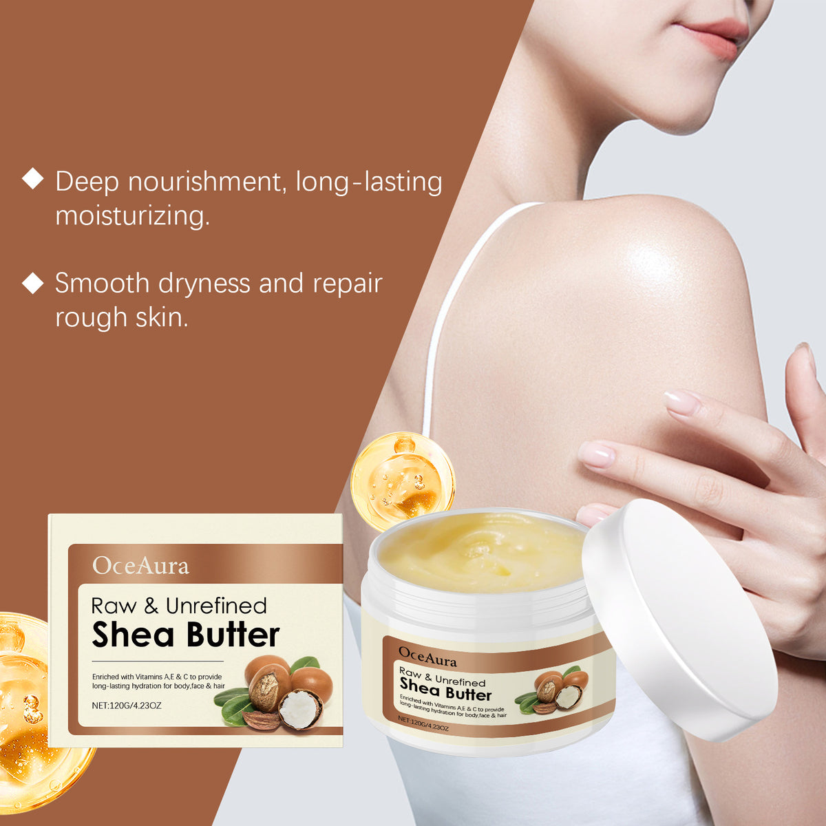 Moisturizing Body and Skin Care Cream - 120g Hydrating Lotion for Lasting Moisture