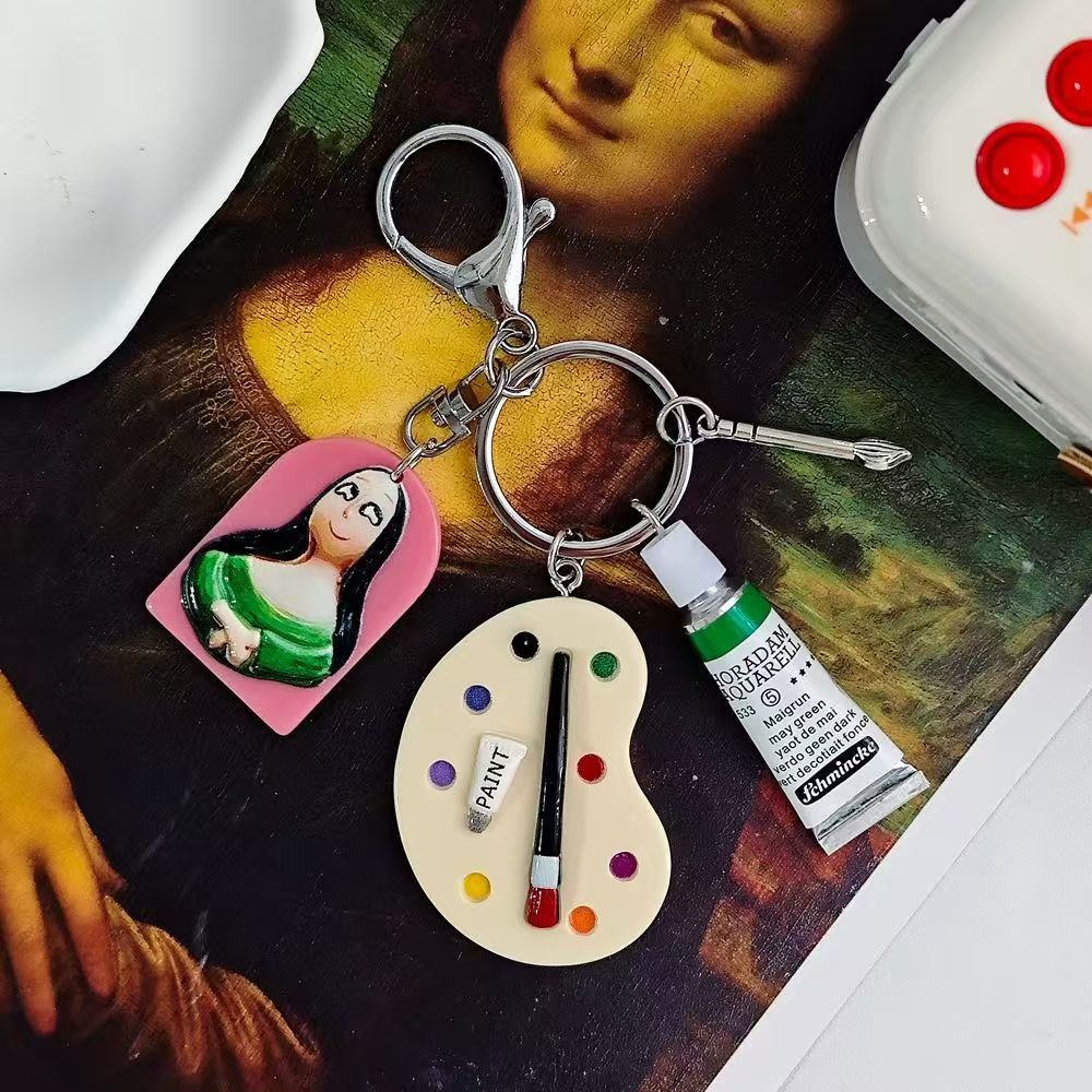 Drawing Board Paint Palette Bag Charm - Art & Craft Decor Accessories