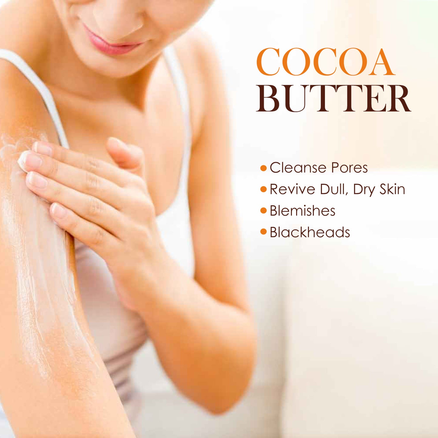 Cocoa Butter Body Lotion with Shea Butter & Aloe - Hydrating Skin Brightener