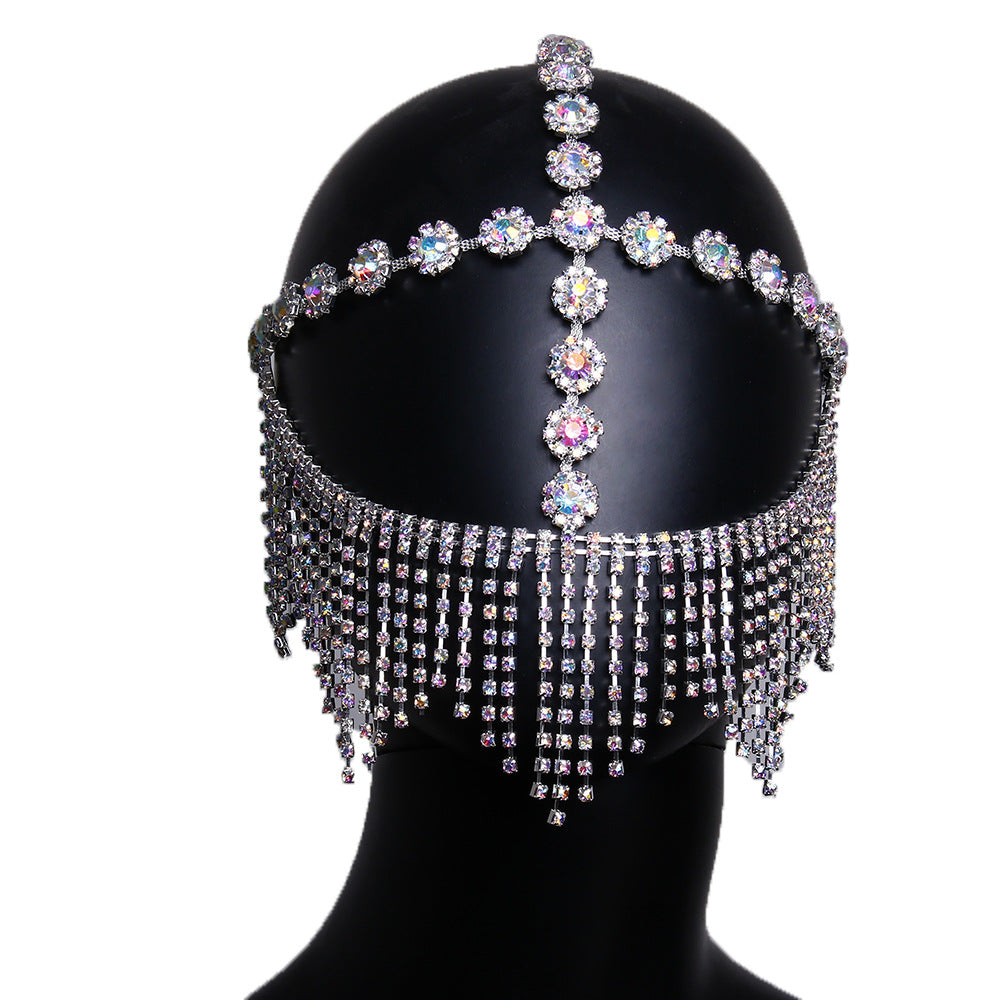 Rhinestone Claw Mask Chain Accessory