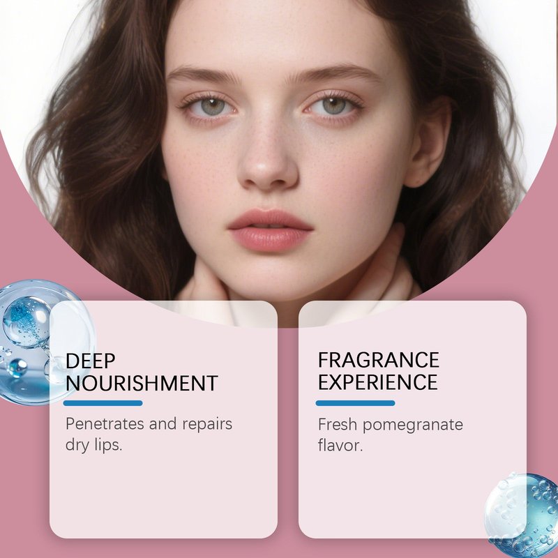 Pomegranate Lip Mask - Moisturizing Night Treatment