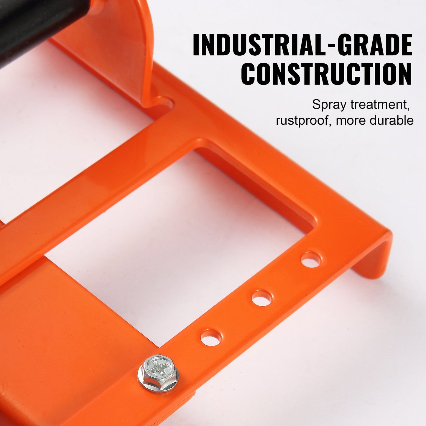 Vertical Lumber Cutting Guide for Chainsaw - Cast Iron Wood Milling Attachment, Red