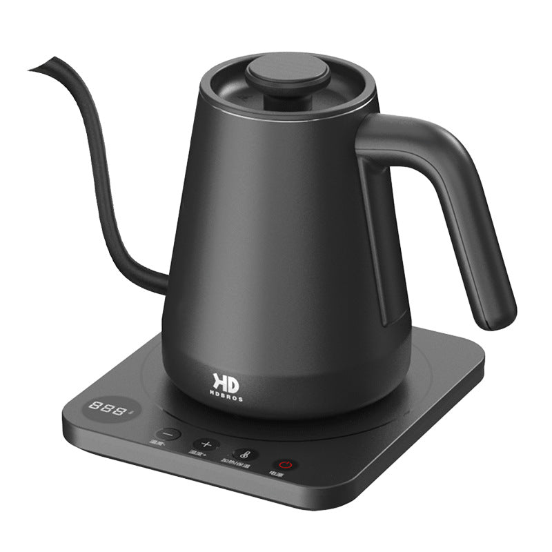 Long Narrow Mouth Electric Tea Kettle 1500W Stainless Steel Touch Control