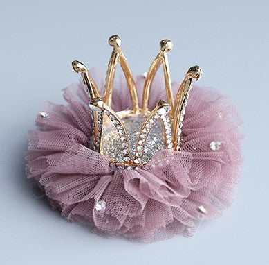 Children's Crown Rhinestone Hair Clip
