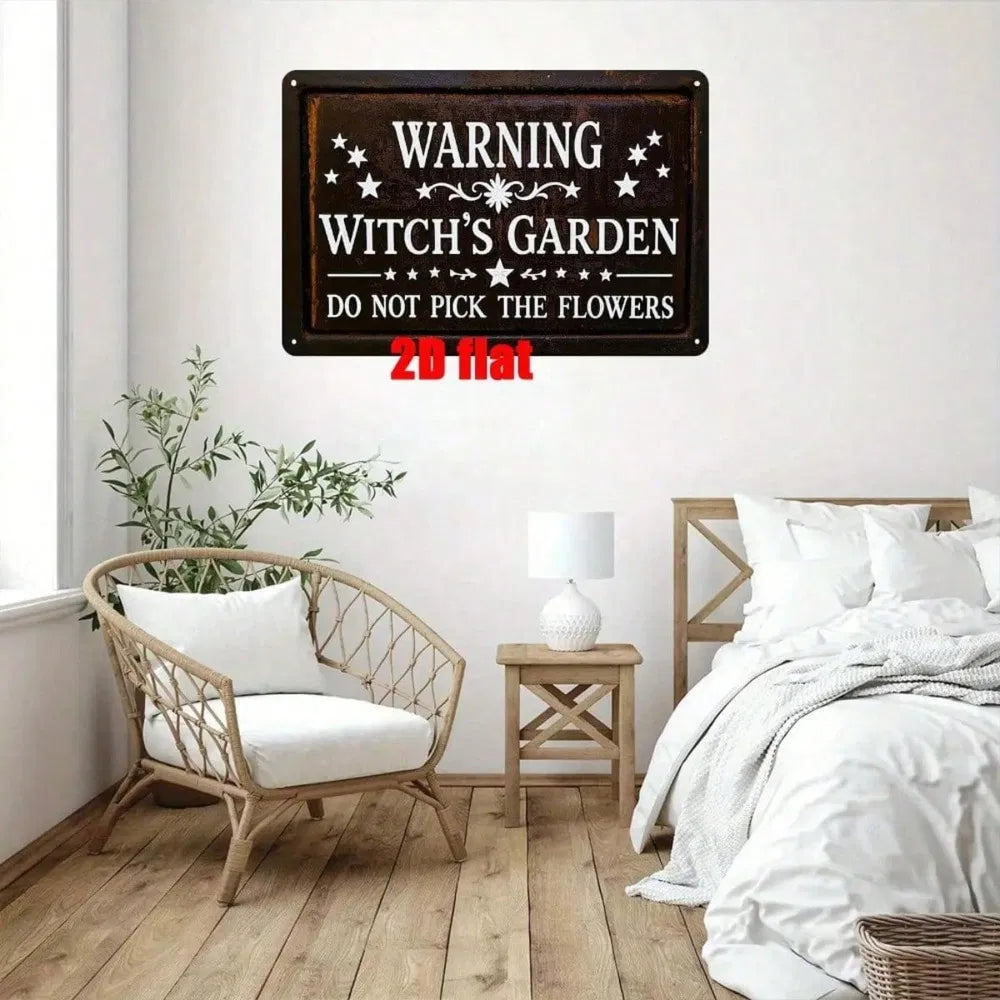 Metal Tin Wall Decoration - 20 cm x 20 cm