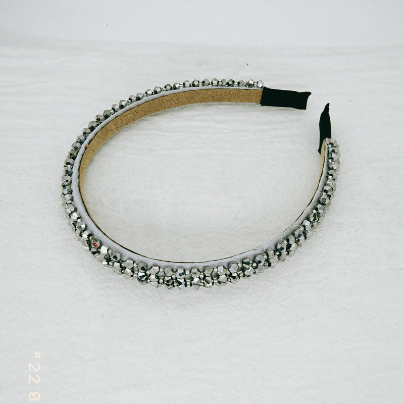 Women's Crystal Beaded Hair Hoop Headwear | Fashion Hair Accessory