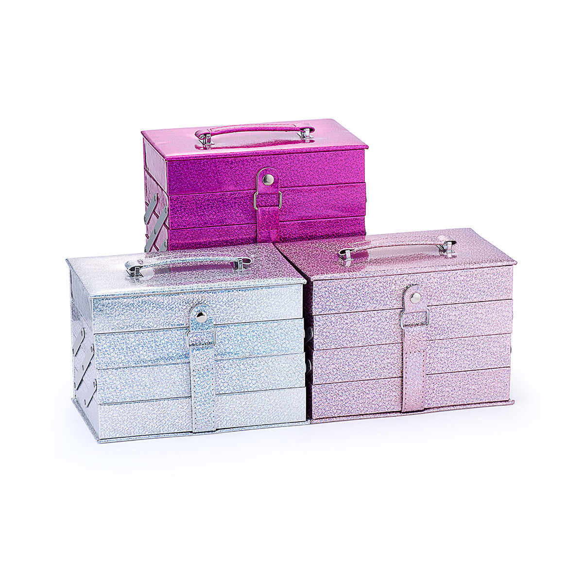 Makeup Set with Eyeshadow, Lipstick, Lip Gloss & Blush - Multiple Colors