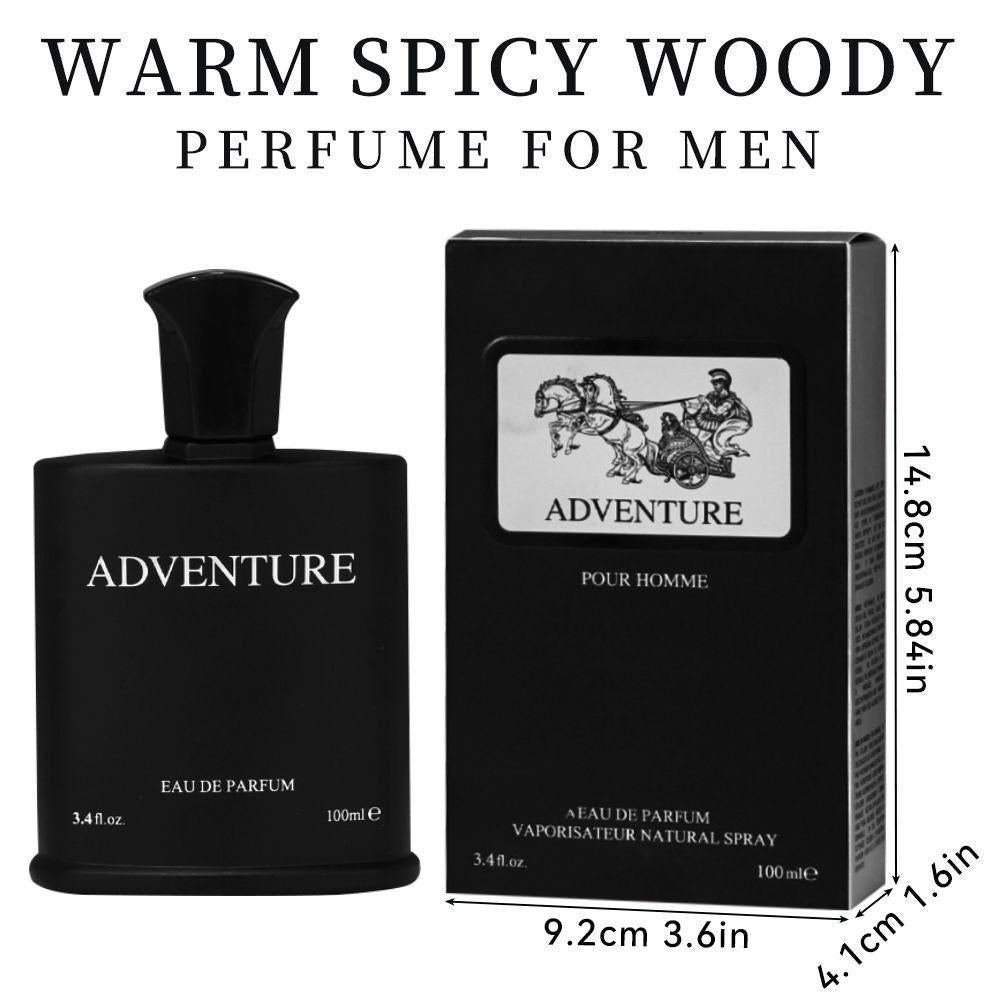 Men's Eau de Toilette - Fresh Citrus and Woody Fragrance for Daily Wear