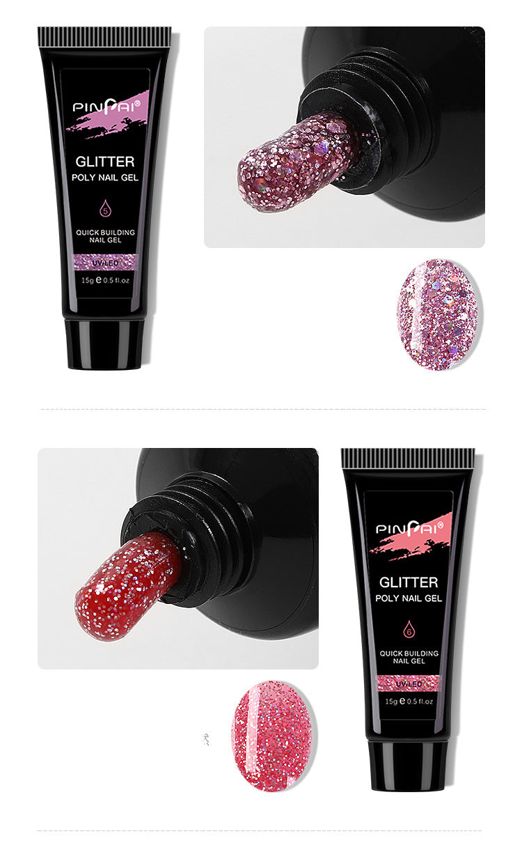 Nail Extension Glue with Sequin Gel - 15g