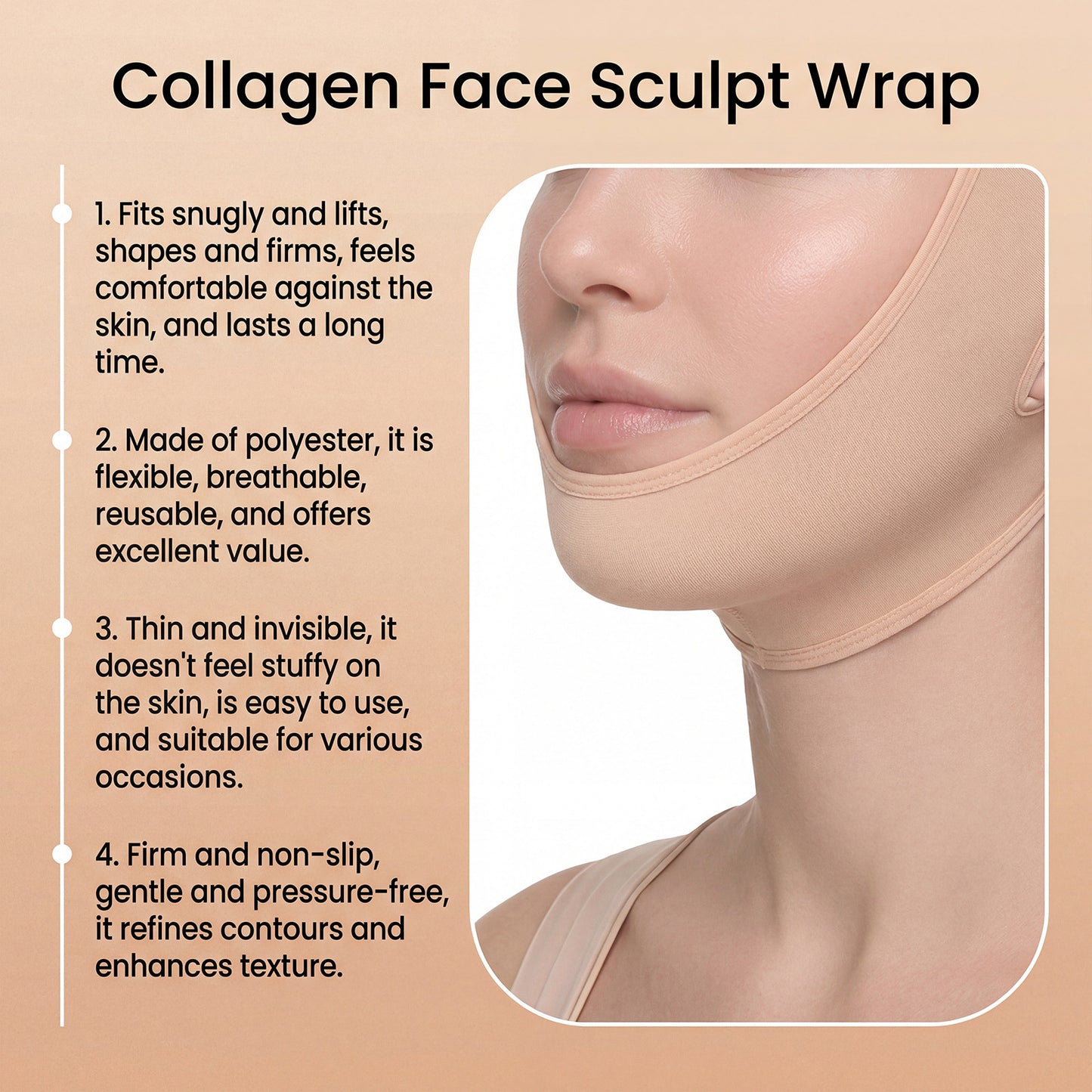 Firming Facial Lifting Patches - Skin Tightening Face Mask for Wrinkles & Sagging - Multiple Quantities