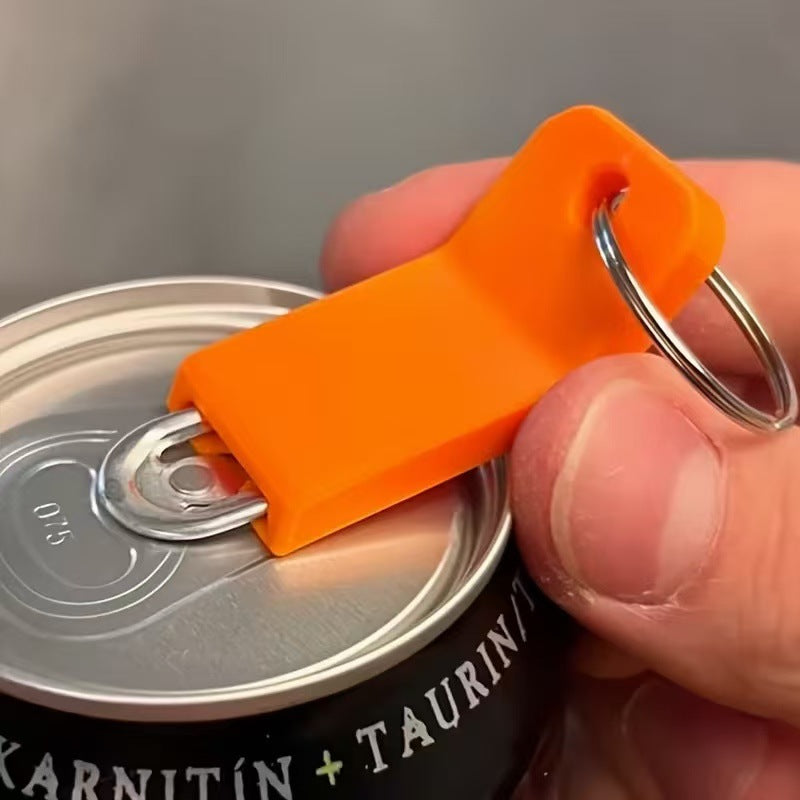 3D Portable Keychain Can Opener - DIY Plastic Kitchen Tool & Decor