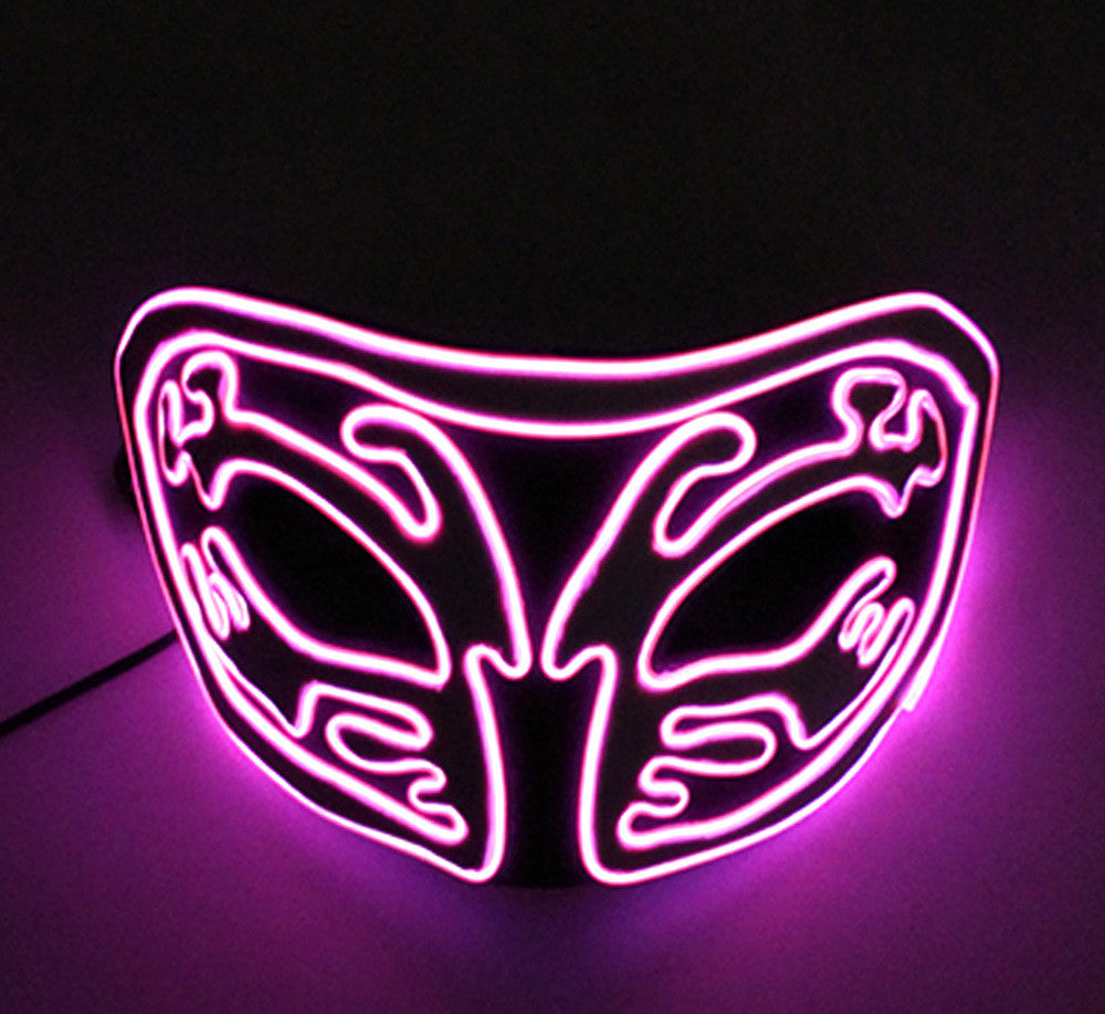 LED Glow Face Mask - Multiple Colors