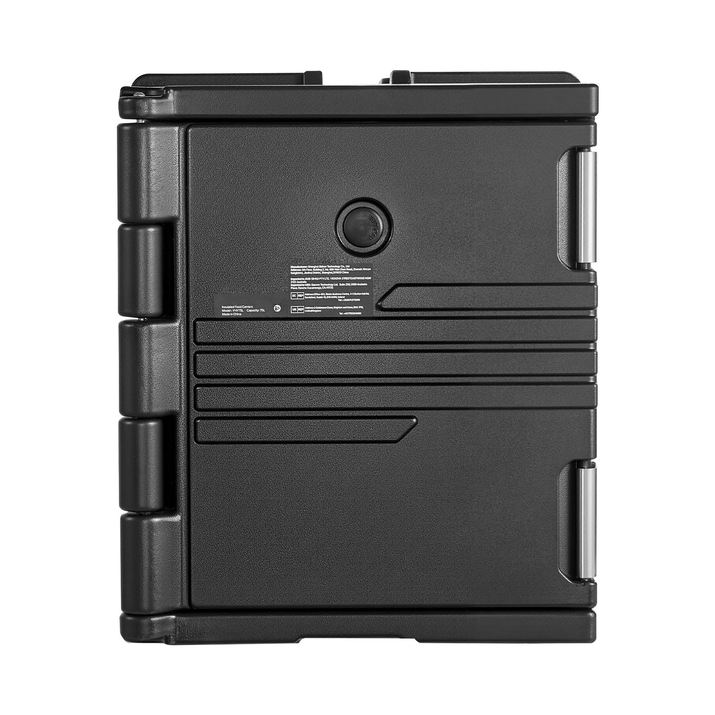 Insulated Food Pan Carrier 82 Qt Non-Electrical Food Warmer with Wheels